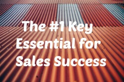 The #1 key essential for sales successSMALL