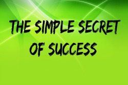 the simple secret of successSMALL