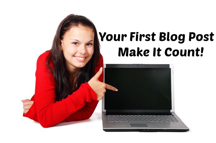 your first blog post