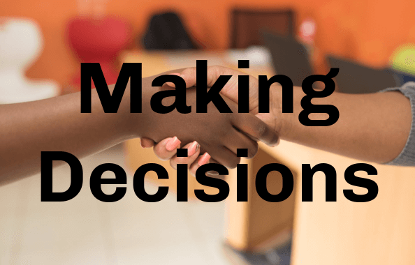 making decisions